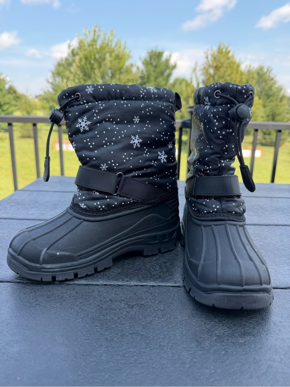 Merence Kids Waterproof Winter Snow Boots | Size 2 | Insulated
